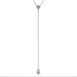 Pandora drop diamond necklace